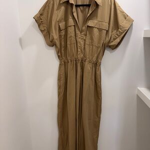 Abercrombie & Fitch Utility Maxi Shirt Dress